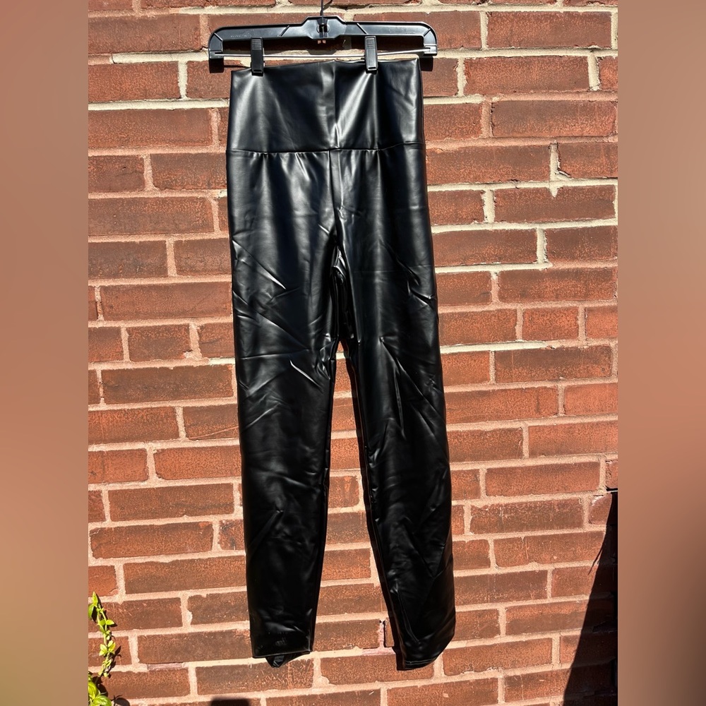Amazon Faux Black Leather Leggings